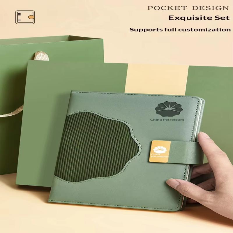 Set regalo aziendale personalizzato Confezione regalo con penna per notebook Thermos U Disk