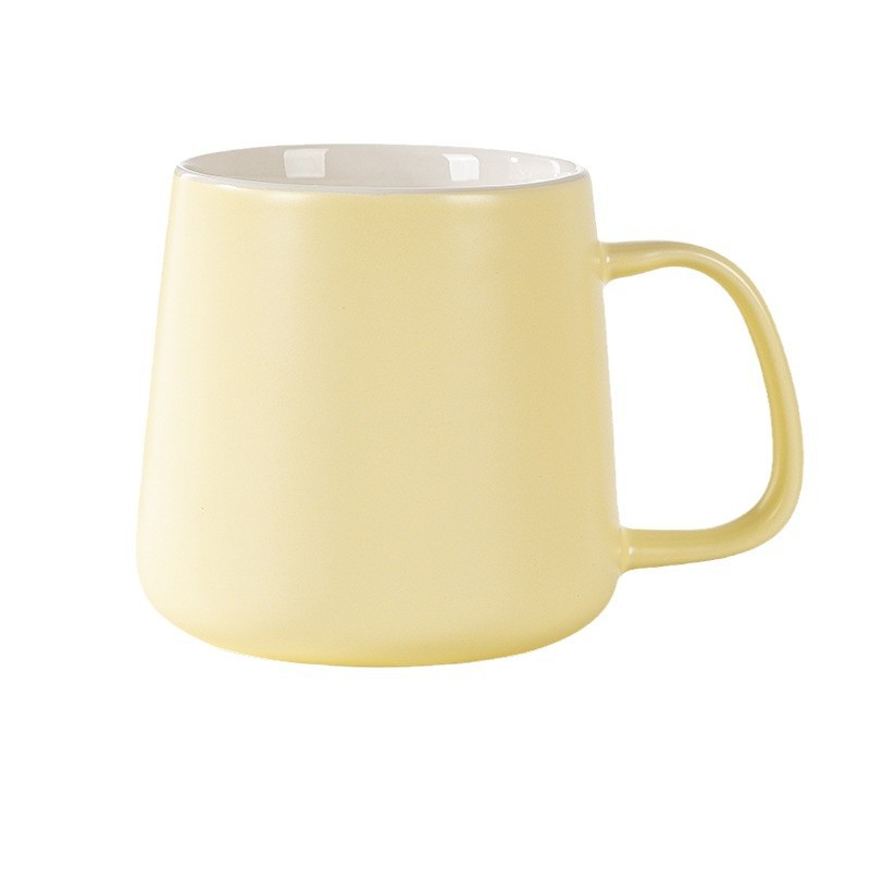 Tazza da caffè in ceramica minimalista nordica con logo personalizzato Tazza da acqua da 400 ml
