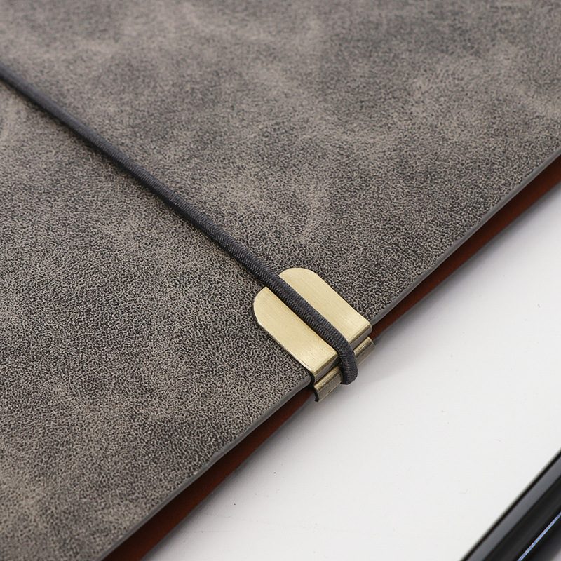 Quaderno con raccoglitore a 6 anelli in pelle PU vintage