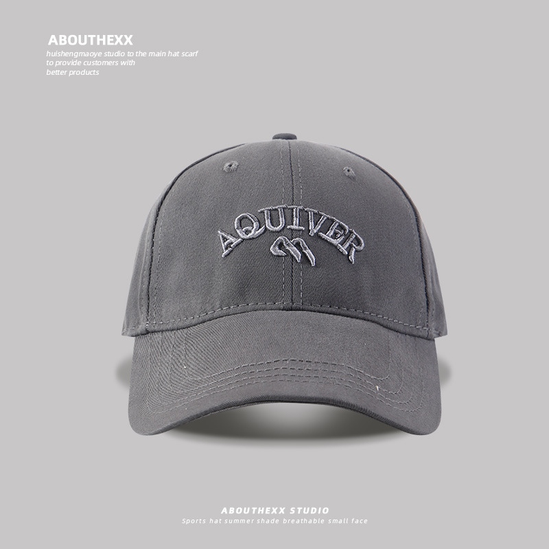 Berretto da baseball regolabile in cotone ricamato 3D unisex