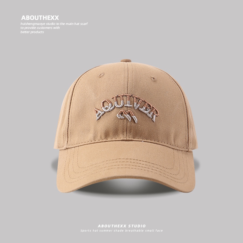 Berretto da baseball regolabile in cotone ricamato 3D unisex
