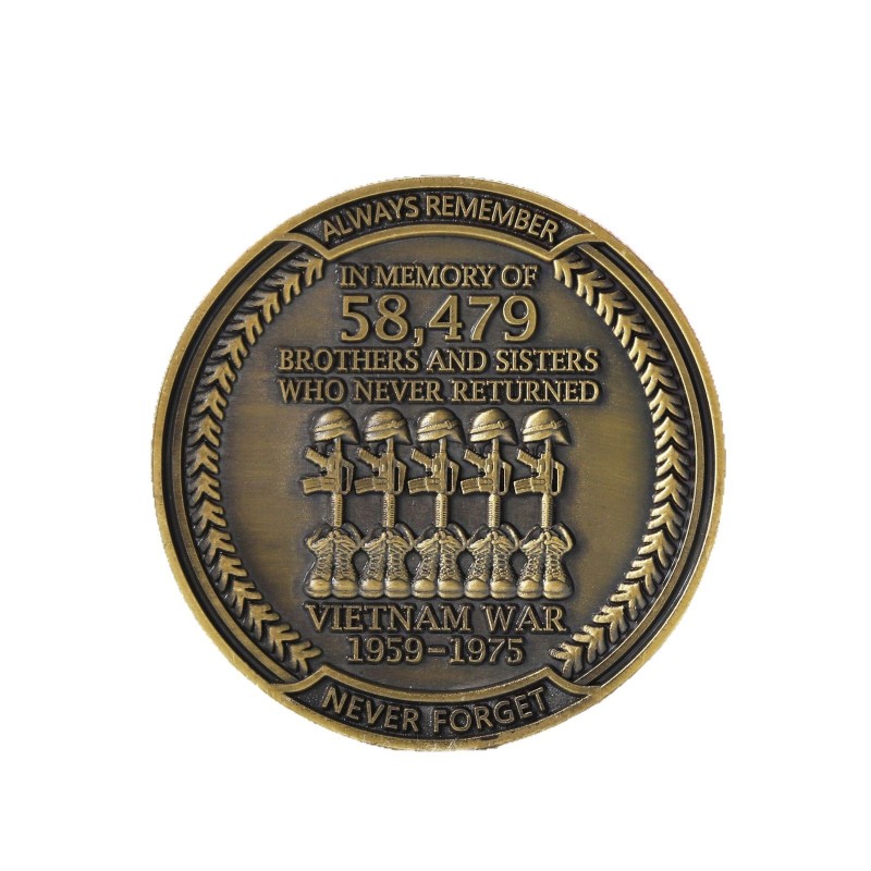 Moneta commemorativa personalizzata in rilievo 3D