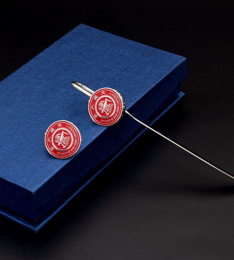 Segnalibri commemorativi in metallo con logo personalizzato dell'Università