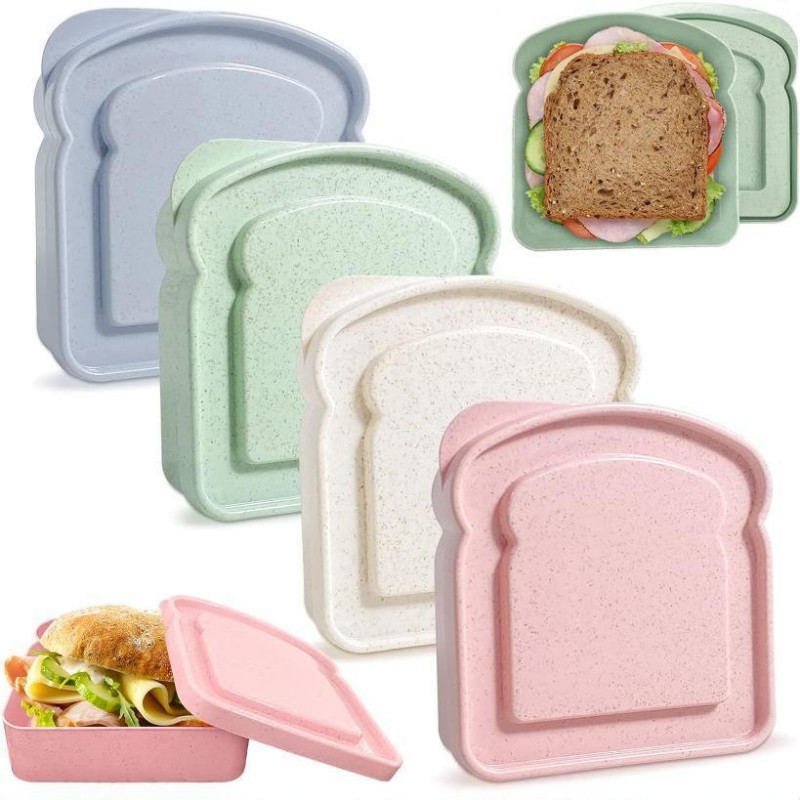 Portapranzo con sandwich in paglia di grano