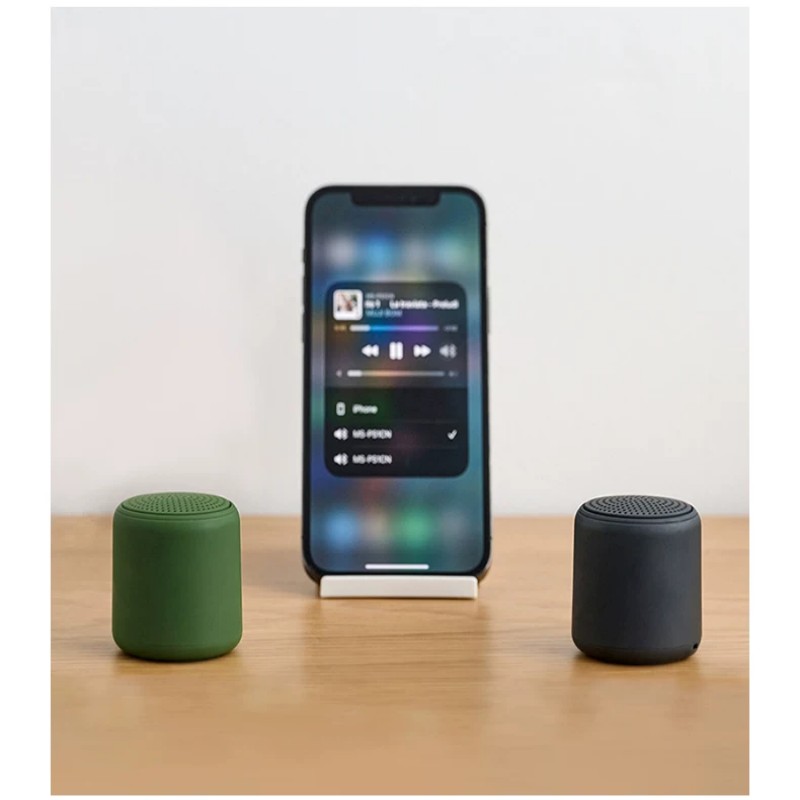 Mini altoparlante Bluetooth portatile con logo personalizzato