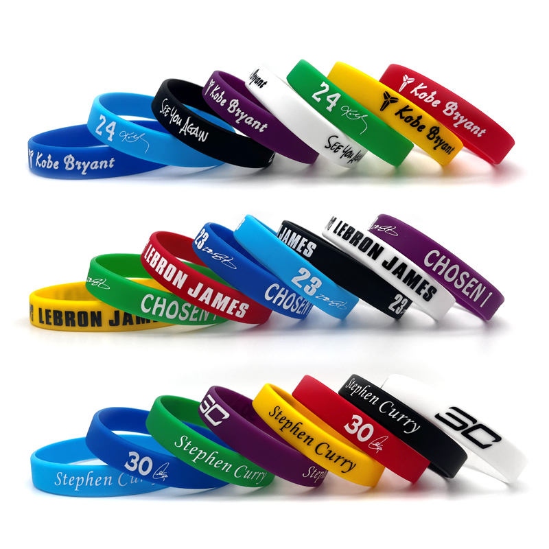 Braccialetti sportivi in silicone personalizzati