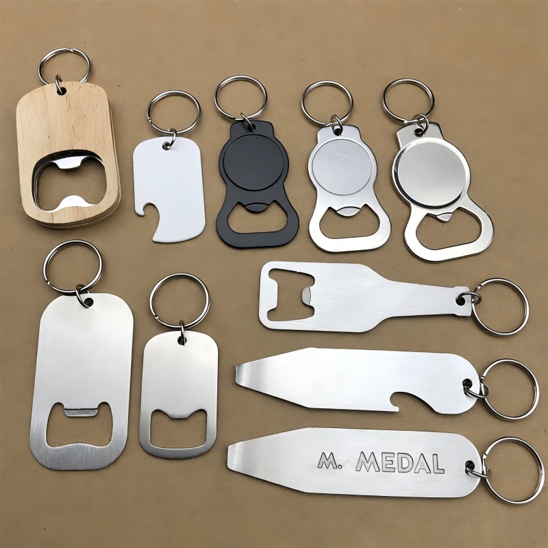 Portachiavi apribottiglie a forma di logo personalizzato