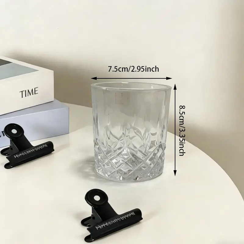 Bicchieri da whisky in cristallo di vetro