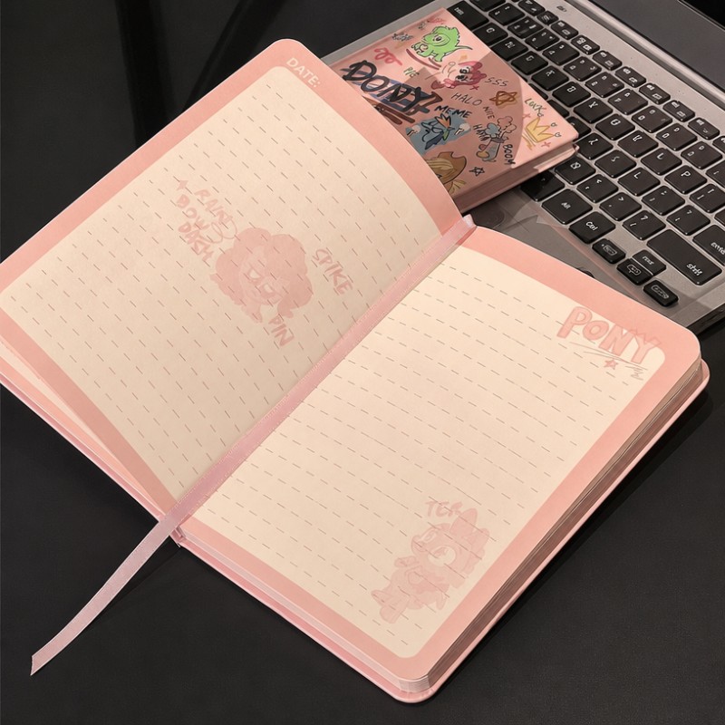 Taccuino A5 con copertina rigida con simpatico cartone animato Graffiti