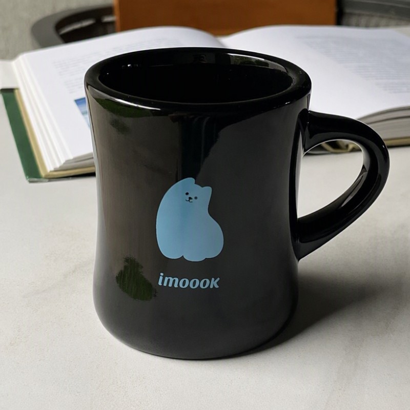 Tazza da caffè in ceramica con logo personalizzato a forma di vita