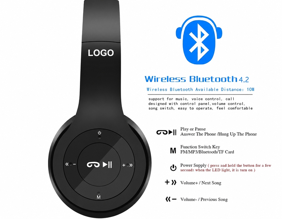 Cuffie over‑ear Bluetooth wireless P47 Cuffie over‑ear Bluetooth wireless P47