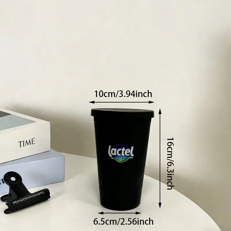 Bicchiere in plastica riutilizzabile viola opaco