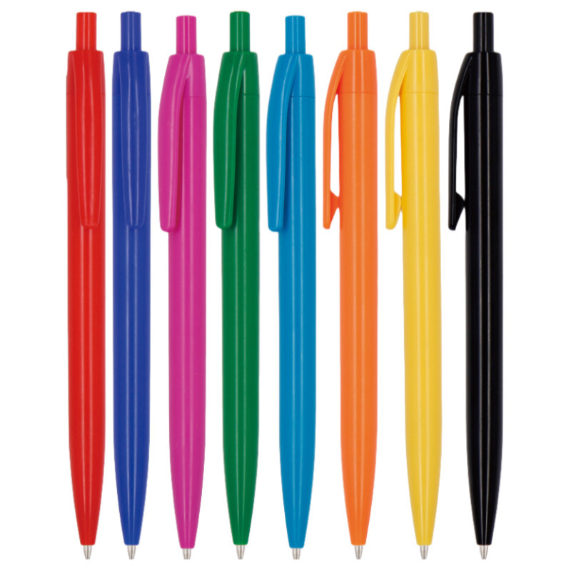 Penna a sfera in plastica retrattile