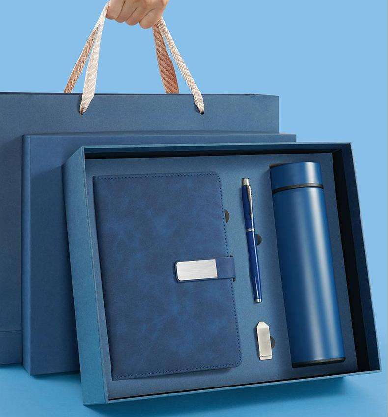 Boccetta per vuoto con penna per notebook con logo personalizzato, regalo aziendale