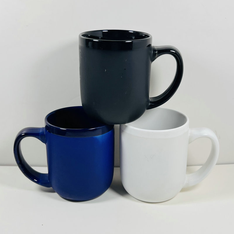 Tazza da caffè in ceramica opaca con logo personalizzato per regalo al bar
